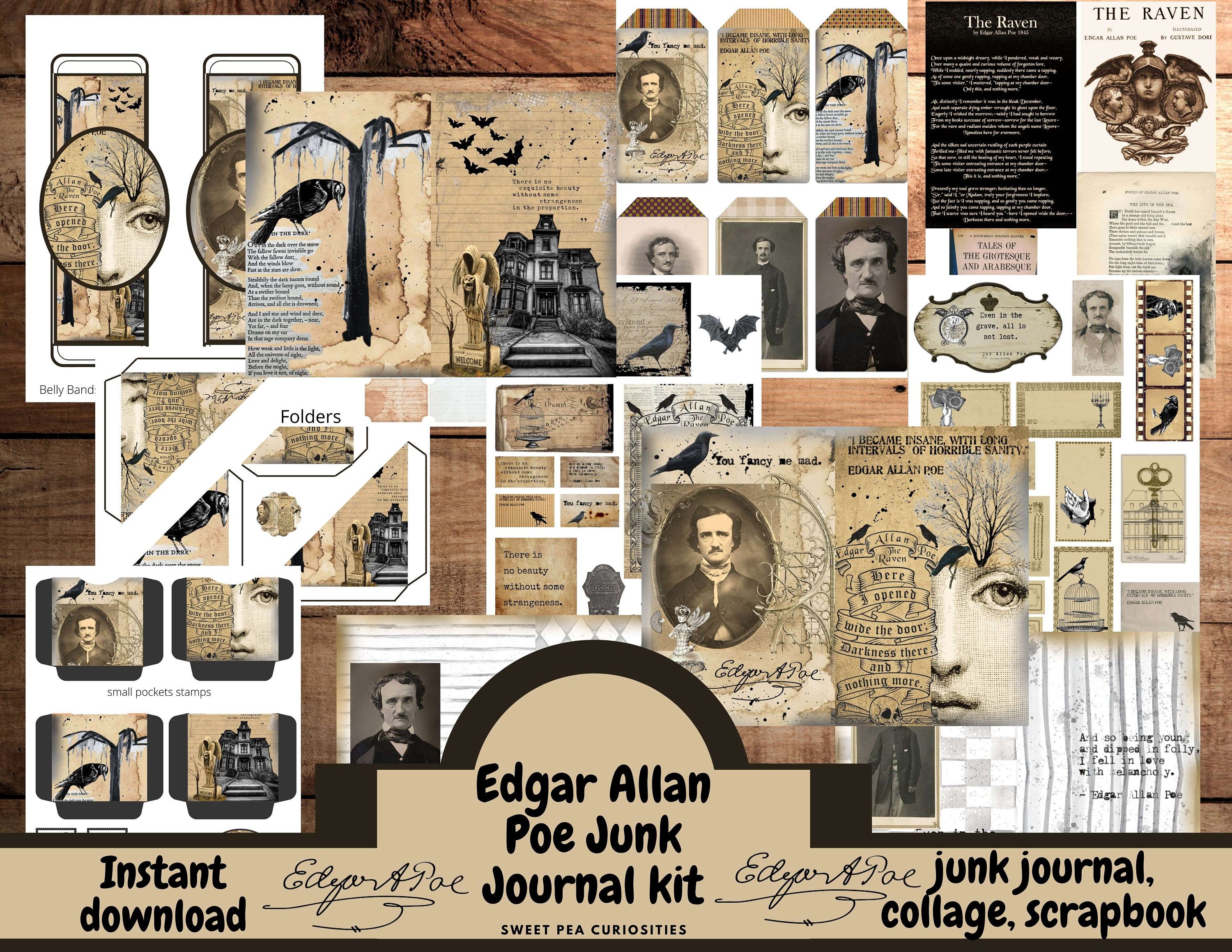 Junk Journal Kit Collage Paper Junk Journal Mixed Media - Etsy