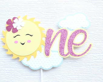 Sunshine One Cake Topper, You Are My Sunshine Theme Party