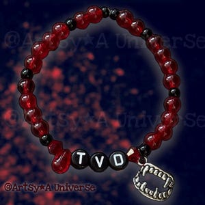 TVD COLLECTION Bracelets/Glass beads The Vampire Diaries / EST 1864 / Salvatore