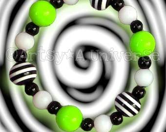 BEETLEGUISE COLLECTION Bracelets/Glass beads- It’s Showtime, Strange & Unusual, Glow It’s Showtime themed, Beetlejuice