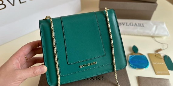 Bvlgari bags,leather crossbody bag,leather crossb… - image 7