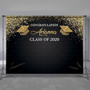 Photo Collage Backdrop Sports Graduation Glory Banner With 