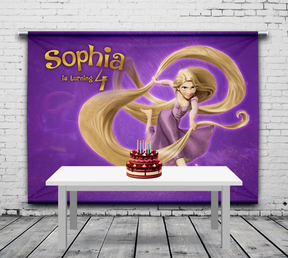 Rapunzel Booth Rapunzel Theme Rapunzel Printable Rapunzel Backdrop ...