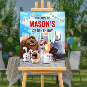 Carnivals Circus Printed on Foam Board Personalized Birthday Welcome Sign Welcome Poster Board Stripe Line Background Red Curtain