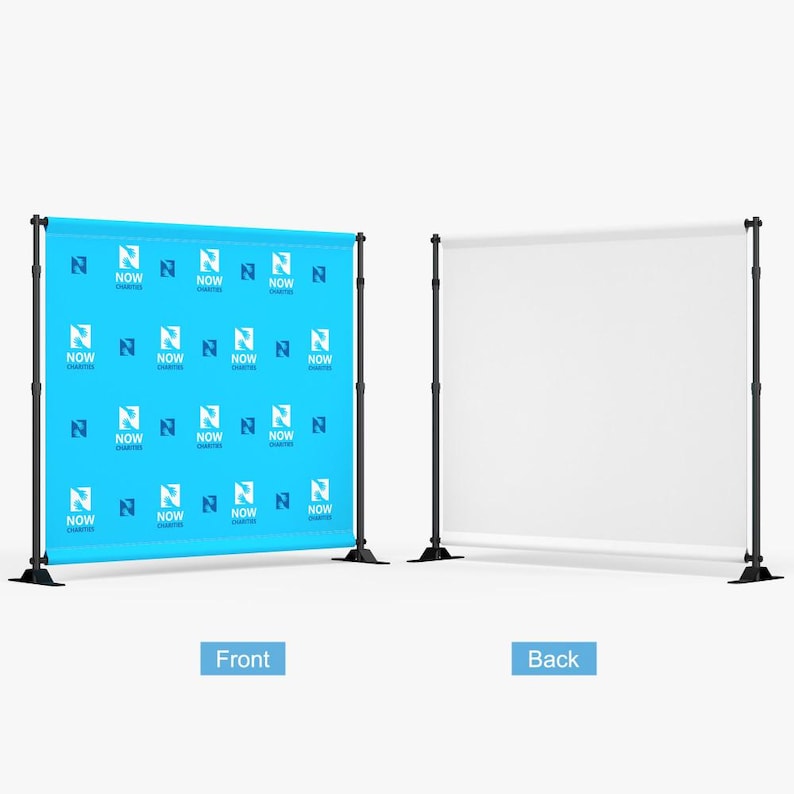 Custom Fabric Backdrop With Stand, Step and Repeat, Polyester Banner ...