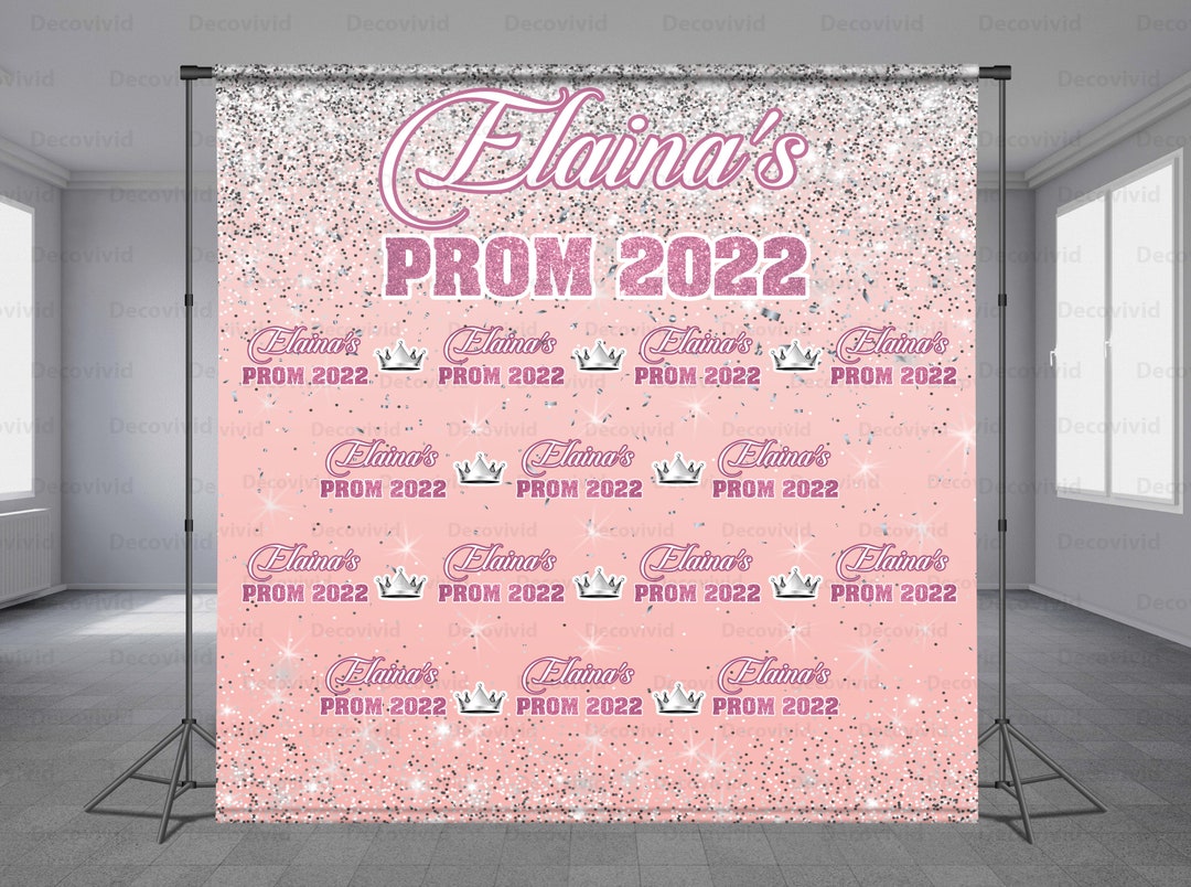 Prom Step Off Prom Step and Repeat Backdrop, Prom 2022 Backdrop, Add Your Photo, Prom ...