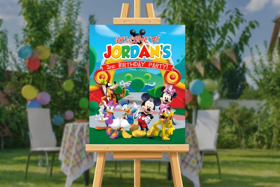 Mickey Mouse Clubhouse Birthday Signs Printable