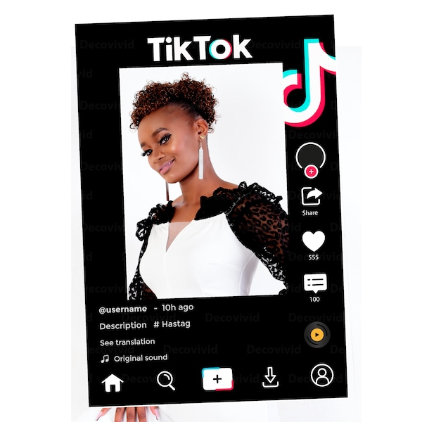 Tiktok Photo Frame Etsy