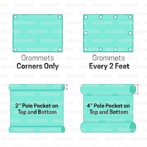 four rows of different labels with the names of different items