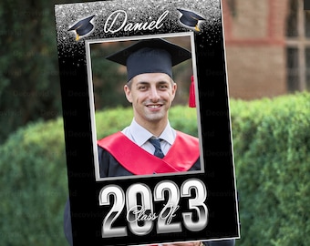 Graduation Photo Prop, Photoshoot Frame, Selfie Props, Grad Party, Graduate, Class Of 2023, Photography Board, Coroplast Sign, 24x36 Inch