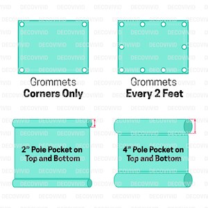 four rows of different labels with the names of different items