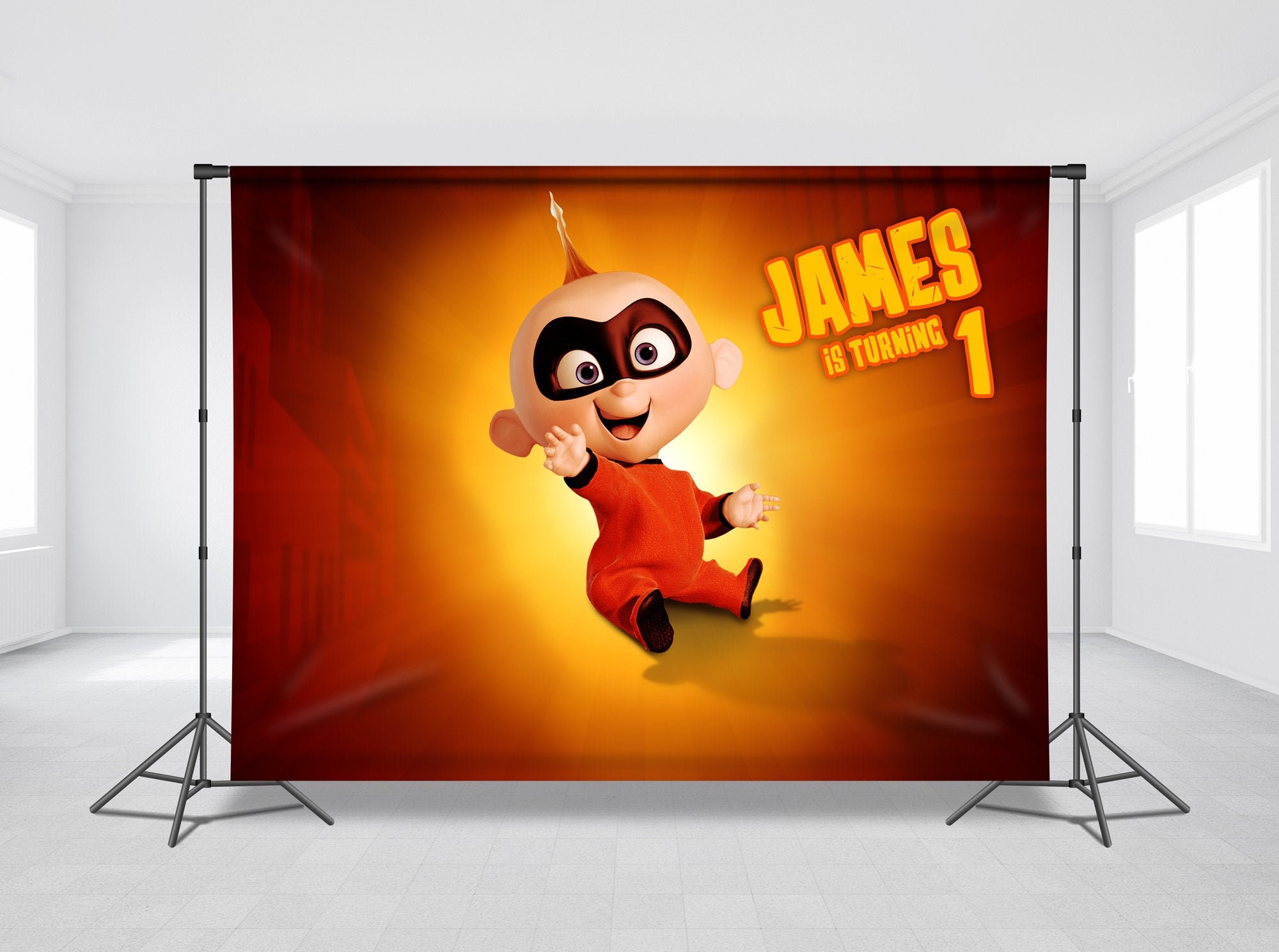 Jack Jack Parr Fondo De Cumpleanos Increibles 2 Primer Etsy Mexico