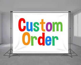Custom Design and Print Backdrop, Any Events, Editable, Personalized, Custom Theme, Any Size Banner