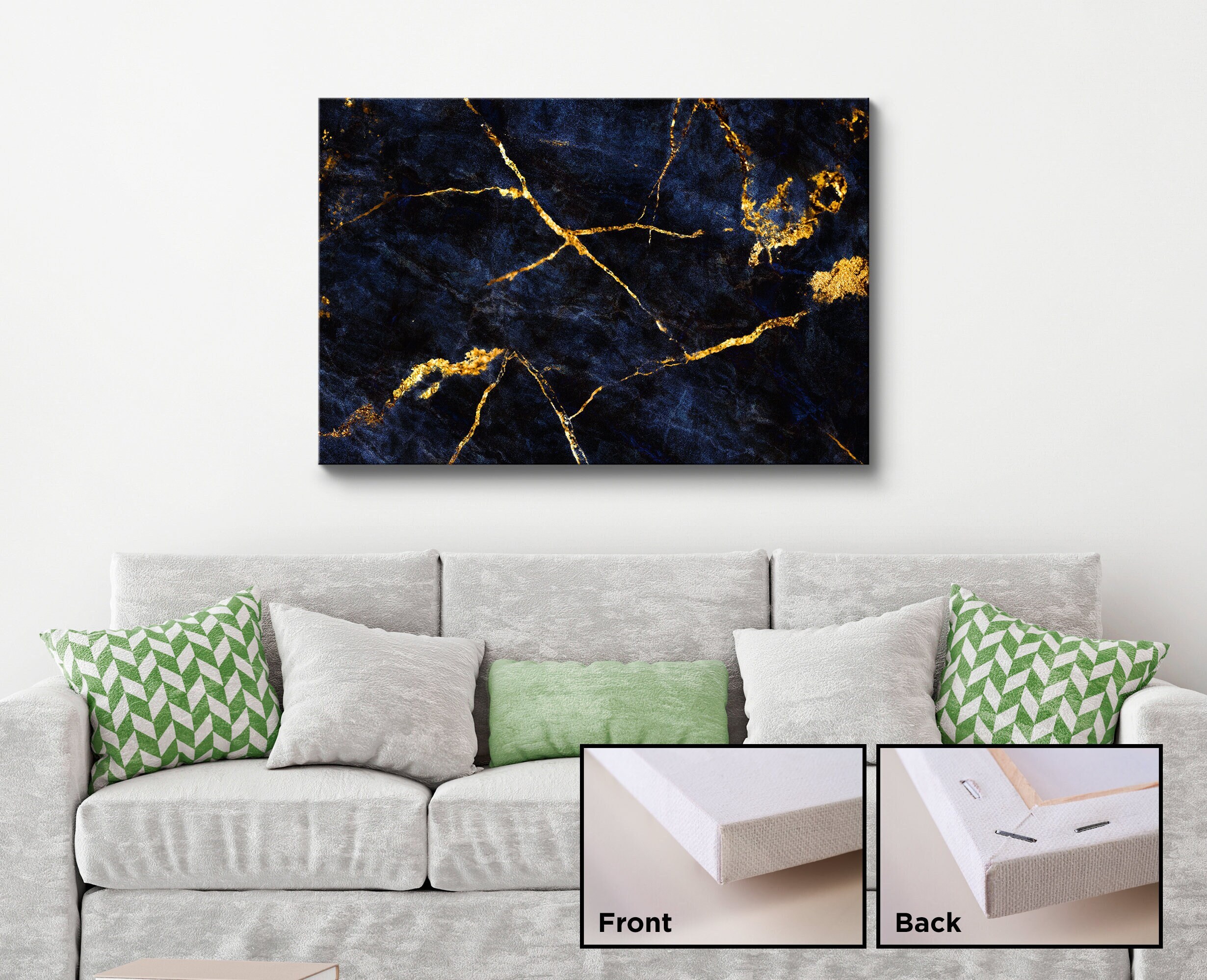 Navy Blue Gold Wall Art Abstract Art Canvas Marble Home Wall | Etsy Navy Blue Gold Wall Art Abstract Art Canvas Marble Home Wall | Etsy