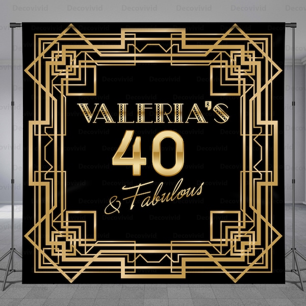 Great Gatsby Backdrop Etsy