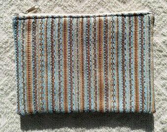 Pochette in tessuto con cerniera