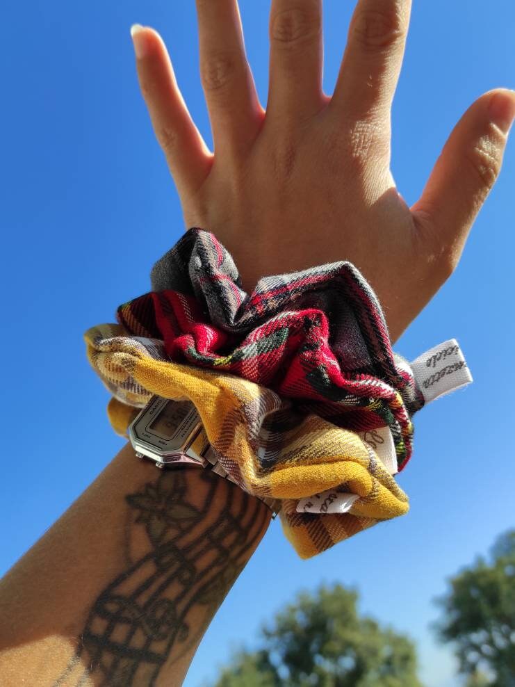 Litbear Set di 3 elastici per capelli in seta al 100% pura di gelso Scrunchies, in 3 misure, anelli per capelli in seta per dormire, delicati contro la rottura dei capelli (rosa