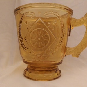 Eapg Diamond with Circle (AKA) by Unknown Maker, c. 1880s  A Color Mug