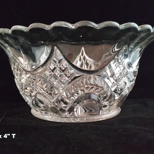 Eapg Tarentum Glass Co.Flared  Master Berry Bowl Omn #511 Aka Dalton Introduced in 1904