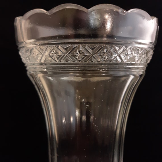 Depression Era Fostoria #2056 Flared Vase.Produced in 1937-19444 only Perfect size for banquet table.