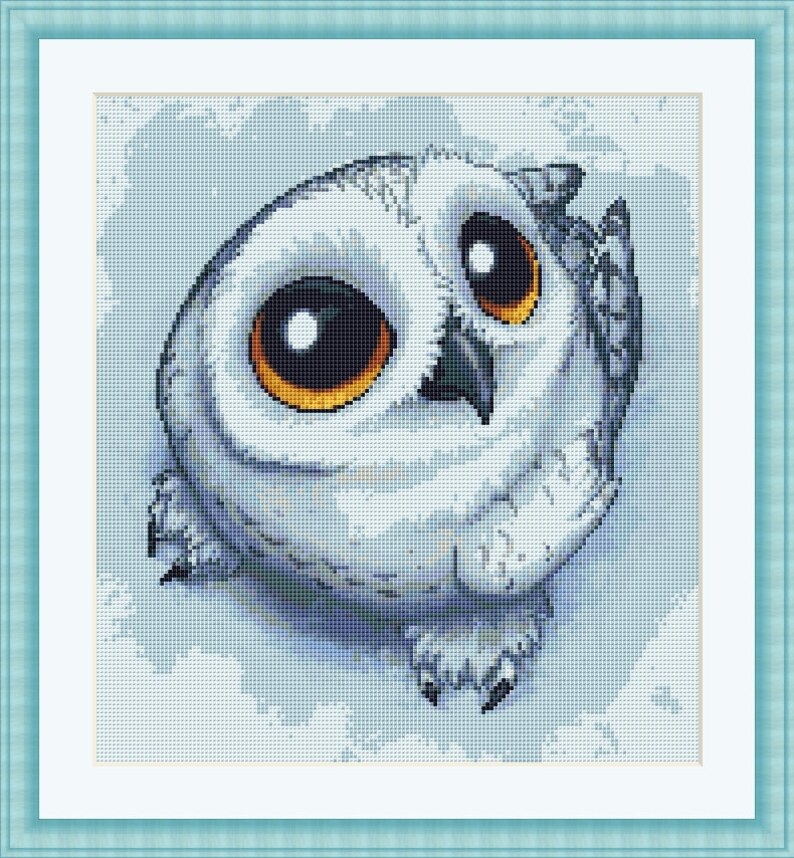 cutest baby hedwig cute owl harry potter pattern cross etsy
