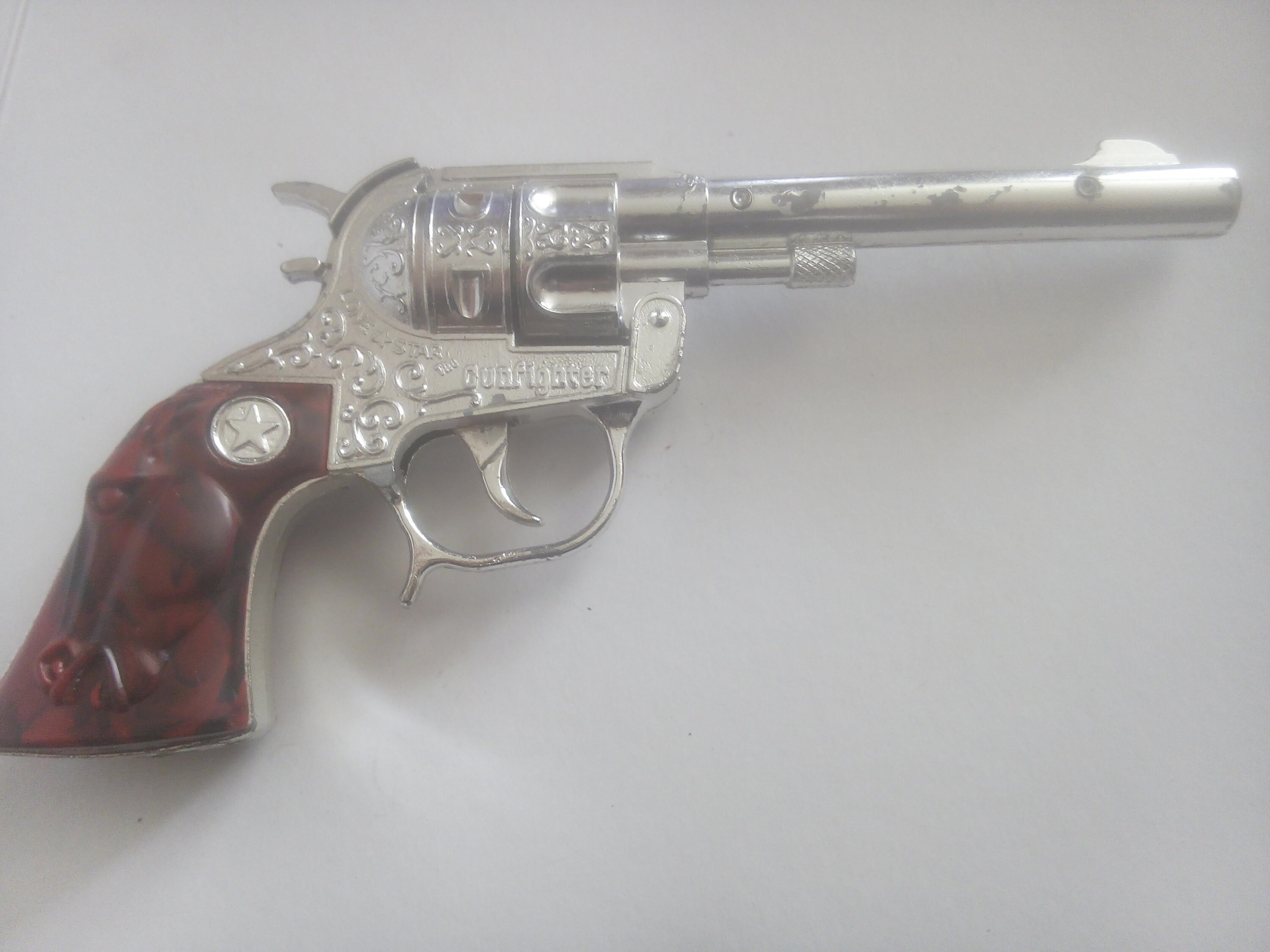 Vintage Lone Star Gunfighter shorter barrel cap gun wild west Etsy