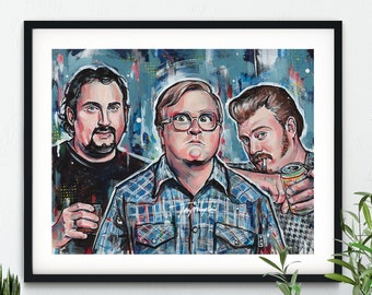 Trailer Park Boys Print | Fan Art, Wall Decor, Painting, Funny Art