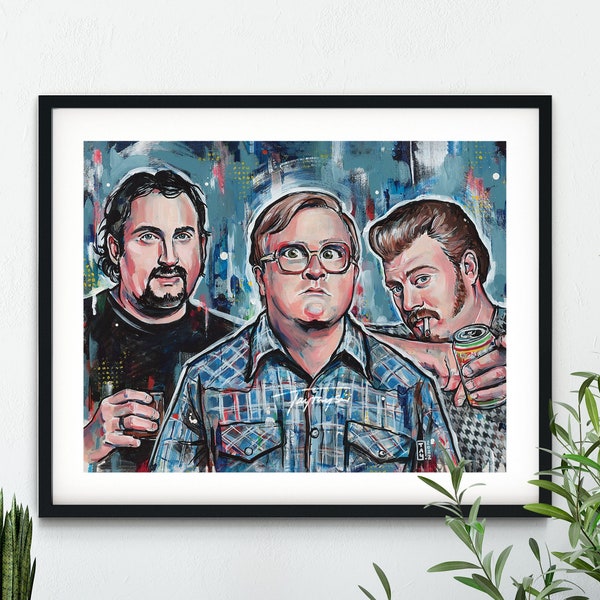 Trailer Park Boys Print | Fan Art, Wall Decor, Painting, Funny Art