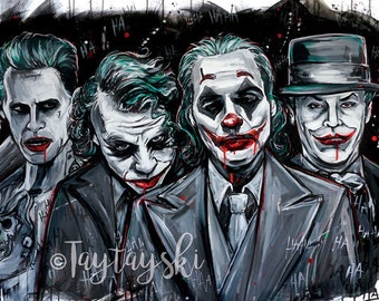 The Joker Fan Art Etsy The Joker Fan Art Etsy