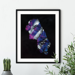 Marcus Aurelius | Art Print, Wall Decor, Roman Statues, Painting