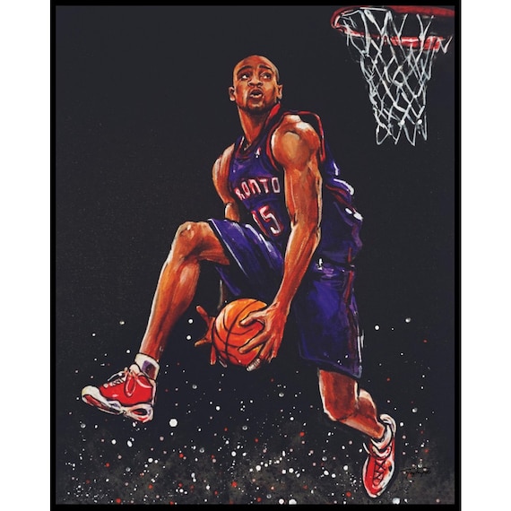 Vince Carter | Art Print, Wall Decor, Painting, Fan Art
