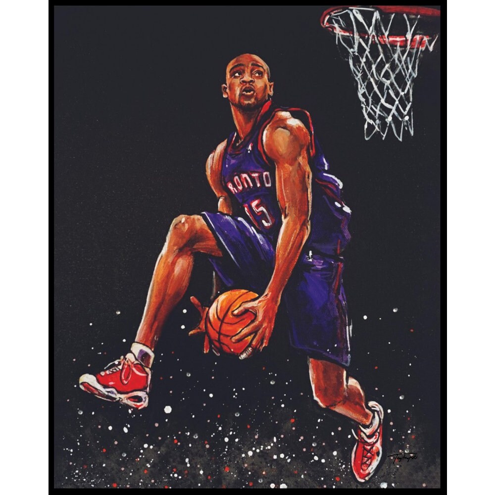 Artwork for one of the best veteran to play for Sac. Thank you Vince Carter.  : r/kings