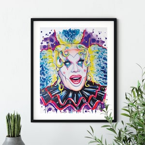 Jimbo Print | Art Print, Wall Decor, Painting, Fan Art, Drag Queen, Drag Race