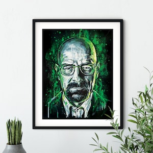 Walter White - BreakingBad | Art Print, Wall Decor, Painting, Fan Art, Comic Expo, Nerdy, Geek
