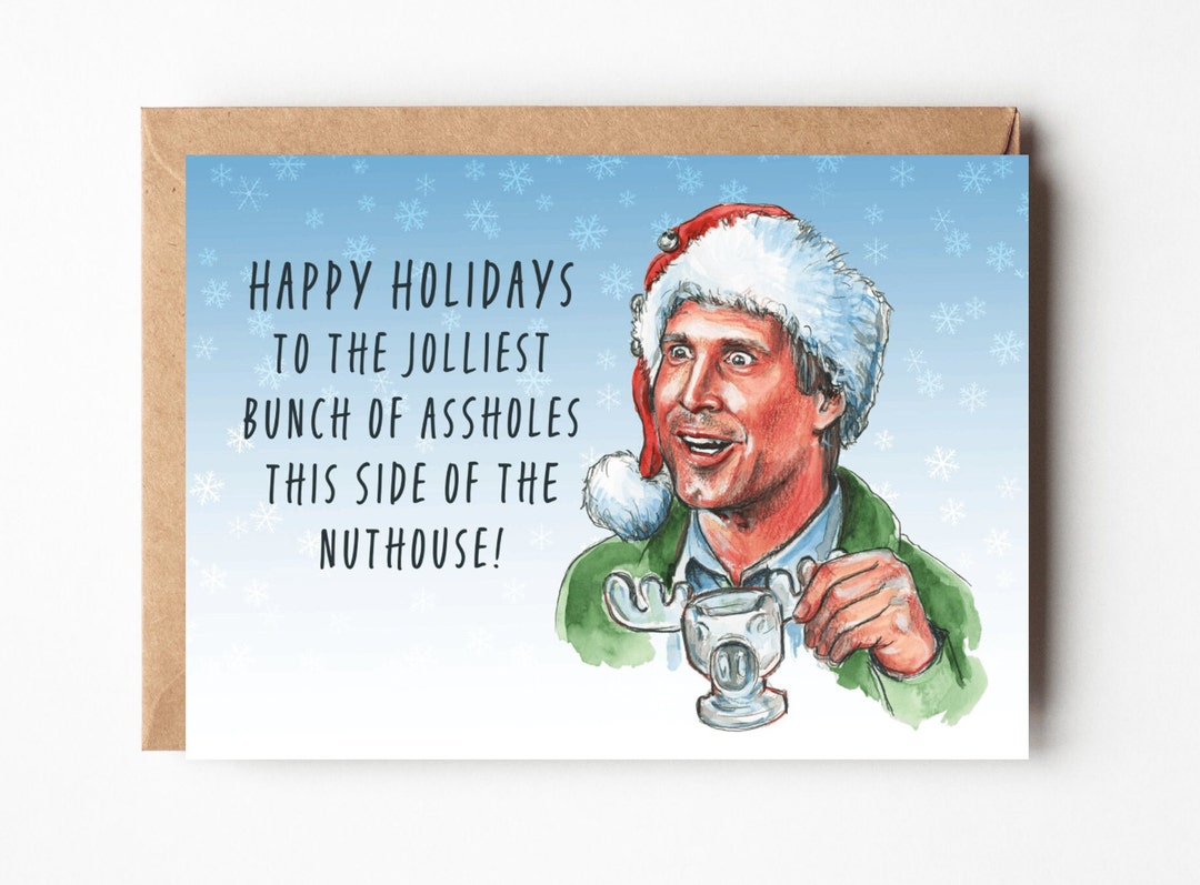 Clark Griswold Christmas Cards Greeting Card, Merry Christmas, National