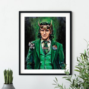 Präsident Lok Variante | Kunstdruck, Wanddeko, Malerei, Fan Art