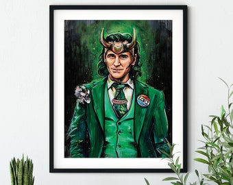 President Lok Variant | Art Print, Wall Decor, Painting, Fan Art