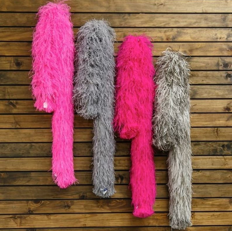 Genuine Ostrich Feather Boa 6 Ply 74 Long Etsy