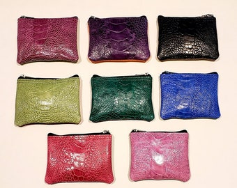 Ostrich Shin Coin Purse