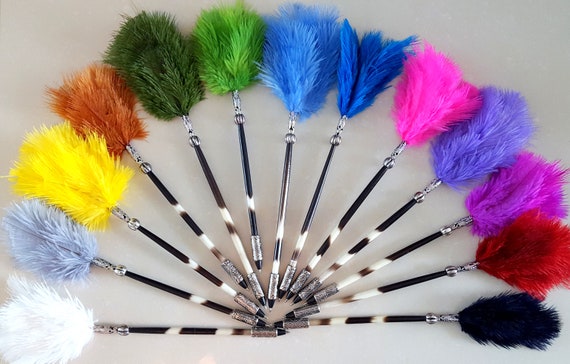 Porcupine Quill and Ostrich Feather Pen | Etsy