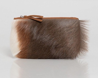 Blesbok Hide Round Purse