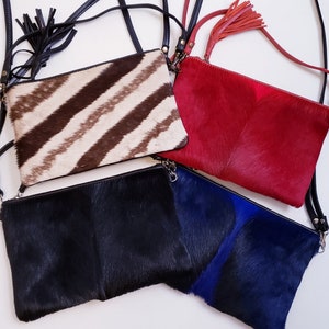 Handtas Natalie Springbok Hide - echt springbokleer