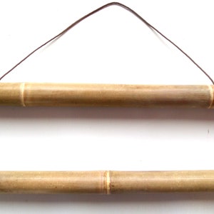 Moldura magnética para pôster feita à mão em bambu