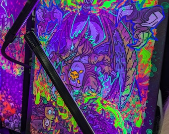 Fire Lizards Gmax GLOW canvas