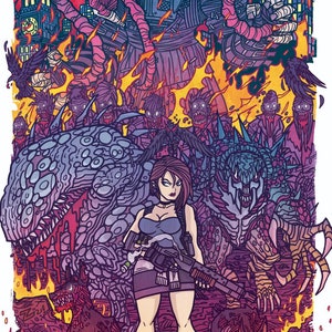 Resident evil 3 art jill valentine