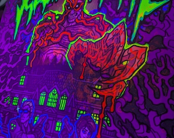 Resident Evil GLOW canvas