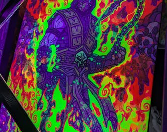 Get Over Here GLOW canvas