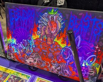 Legendary Beasts Black Light Canvas