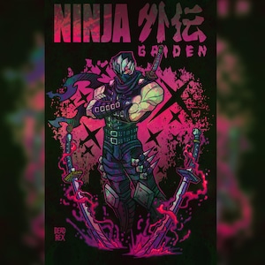 Ninja Gaiden Poster - Etsy