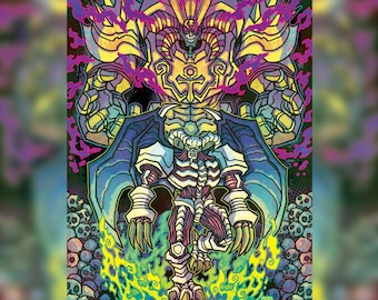 Obliterated 11x17 holographic print